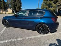 Usata BMW 118 Sport Line 143 CV (105 kW) 2012 Blu Utilitaria