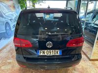 usata VW Touran 1.6 TDI 105CV DSG HIGHLINE NERO PELLE NERA TETTO NAVI C.L.17" COME NUOVO!!!