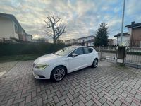 Usata Seat Leon 105 CV (77 kW) 2013 Bianco Berlina