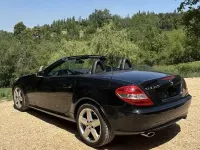 Usata Mercedes SLK350 272 CV (200 kW) 2007 Nero Cabrio