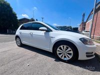 Usata VW Golf VII 110 CV (80 kW) 2014 Bianco Berlina