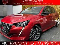Usata Peugeot 208 Allure 101 CV (74 kW) 2022 Rosso Utilitaria