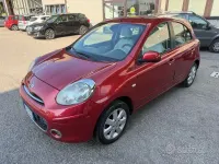 Usata Nissan Micra Tekna 80 CV (58 kW) 2011 Rosso Utilitaria
