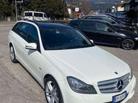 Usata Mercedes C220 Avantgarde 170 CV (125 kW) 2012 Bianco Station wagon