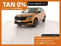 Usata Skoda Karoq SportLine 150 CV (110 kW) 2023 Arancione sunset metallizzato SUV