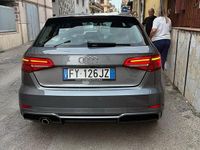 Usata Audi A3 S-Line 116 CV (85 kW) 2019 Grigio Berlina
