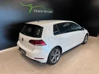 Usata VW Golf VII R-line 150 CV (110 kW) 2018 Bianco Berlina