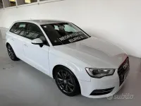 Usata Audi A3 Ambition 110 CV (80 kW) 2015 Bianco Berlina