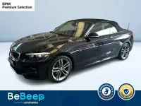 Usata BMW 218 M Sport 150 CV (110 kW) 2018 Nero pastello Cabrio