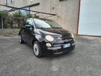 Usata Fiat 500 Lounge 69 CV (50 kW) 2009 Nero Cabrio