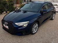 Usata Audi A3 150 CV (110 kW) 2020 Blu Berlina