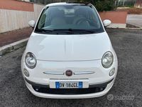 Usata Fiat 500 Lounge 69 CV (50 kW) 2009 Bianco Cabrio