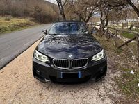 Usata BMW 220 M Sport 190 CV (139 kW) 2015 Nero Cabrio