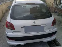Usata Peugeot 206 68 CV (50 kW) 2011 Bianco Berlina