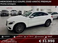 Usata Mercedes GLC250 Premium 204 CV (150 kW) 2019 Bianco Coupé
