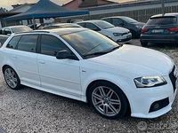 Usata Audi A3 S-Line 170 CV (125 kW) 2010 Bianco Berlina