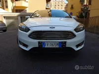 Usata Ford Focus Titanium 125 CV (91 kW) 2018 Bianco Berlina