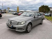 Usata Mercedes C200 Elegance 136 CV (100 kW) 2012 Argento Berlina