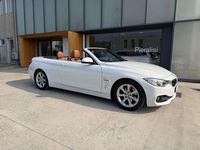 Usata BMW 420 Luxury Line 184 CV (135 kW) 2014 Bianco perlato Cabrio