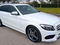 Usata Mercedes C220 Premium 170 CV (125 kW) 2016 Bianco Station wagon