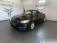 Usata BMW 218 Sport Line 150 CV (110 kW) 2018 Argento / pastello Cabrio