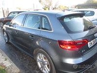 Usata Audi A3 Attraction 110 CV (80 kW) 2014 Grigio Berlina