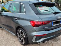 Usata Audi A3 S-Line 116 CV (85 kW) 2020 Grigio Berlina
