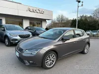 Usata Seat Leon Style 105 CV (77 kW) 2014 Grigio Coupé