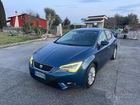 Usata Seat Leon FR 125 CV (91 kW) 2015 Blu Berlina