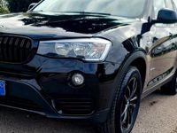 Usata BMW X3 Sport Line 150 CV (110 kW) 2015 Nero SUV