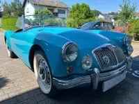 Usata MG MGA 72 CV (52 kW) 1959 Blu Cabrio