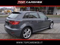 Usata Audi A3 Sportback S-Line 149 CV (109 kW) 2019 Grigio Utilitaria
