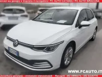 Usata VW Golf VIII Style 131 CV (96 kW) 2021 Bianco Berlina