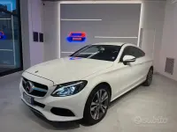 Usata Mercedes C220 170 CV (125 kW) 2017 Bianco Coupé