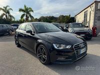 Usata Audi A3 Attraction 110 CV (80 kW) 2014 Nero Berlina