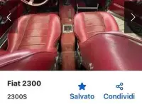 Usata Fiat 2300 1964 Argento Coupé