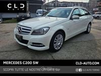 Usata Mercedes C200 Elegance 136 CV (100 kW) 2012 Bianco Station wagon