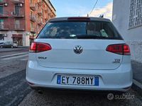 Usata VW Golf VII Highline 105 CV (77 kW) 2015 Bianco Berlina