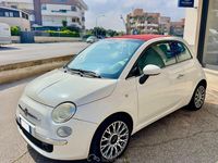 Usata Fiat 500 Lounge 75 CV (55 kW) 2009 Bianco Cabrio