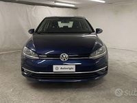 Usata VW Golf VII Comfortline 110 CV (80 kW) 2018 Blu Berlina