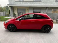 Usata Opel Corsa 69 CV (50 kW) 2015 Rosso Coupé