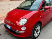 Usata Fiat 500 69 CV (50 kW) 2009 Rosso Cabrio