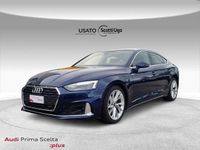 Usata Audi A5 Sportback Advanced Plus 163 CV (119 kW) 2022 Blu Utilitaria