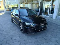 Brugt Audi A1 Sportback S-Line 110 HK (80 kW) 2022 Sort Hatchback