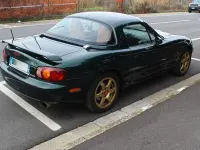 Usata Mazda MX5 90 CV (66 kW) 1999 Verde Cabrio