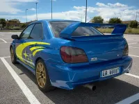 Usata Subaru Impreza 218 CV (160 kW) 2001 Blu Berlina