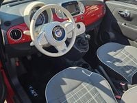 Usata Fiat 500 85 CV (62 kW) 2017 Rosso Cabrio