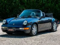 Usata Porsche 911 Carrera Cabriolet 250 CV (183 kW) 1991 Nachtblau perlcolor Cabrio