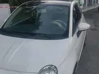 Usata Fiat 500 75 CV (55 kW) 2009 Bianco Cabrio