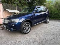 Usata BMW X3 xLine 190 CV (139 kW) 2016 Blu/azzurro SUV